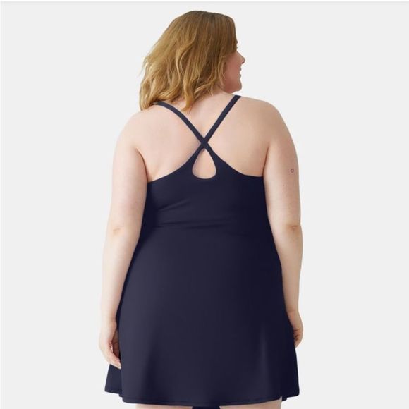 HALARA Everyday Cloudful™ Fabric Dress-Wannabe Peacoat NEW - Picture 2 of 6